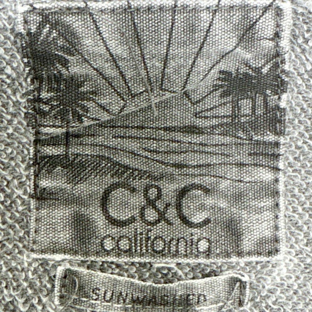 C&C California Retro Sunset Beachy Surf Sweatshirt Charcoal L Grunge Sunwashed - Picture 6 of 10